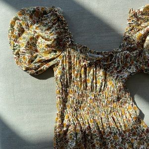 Faithfull the Brand Myah Mini Dress Seymour Floral Print